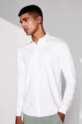 The Pure White Full Sleeve Shirt