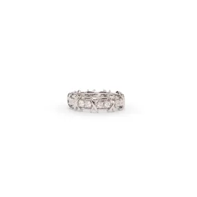 Tiffany & Co Platinum & Diamond Schlumberger 18 Stone Ring