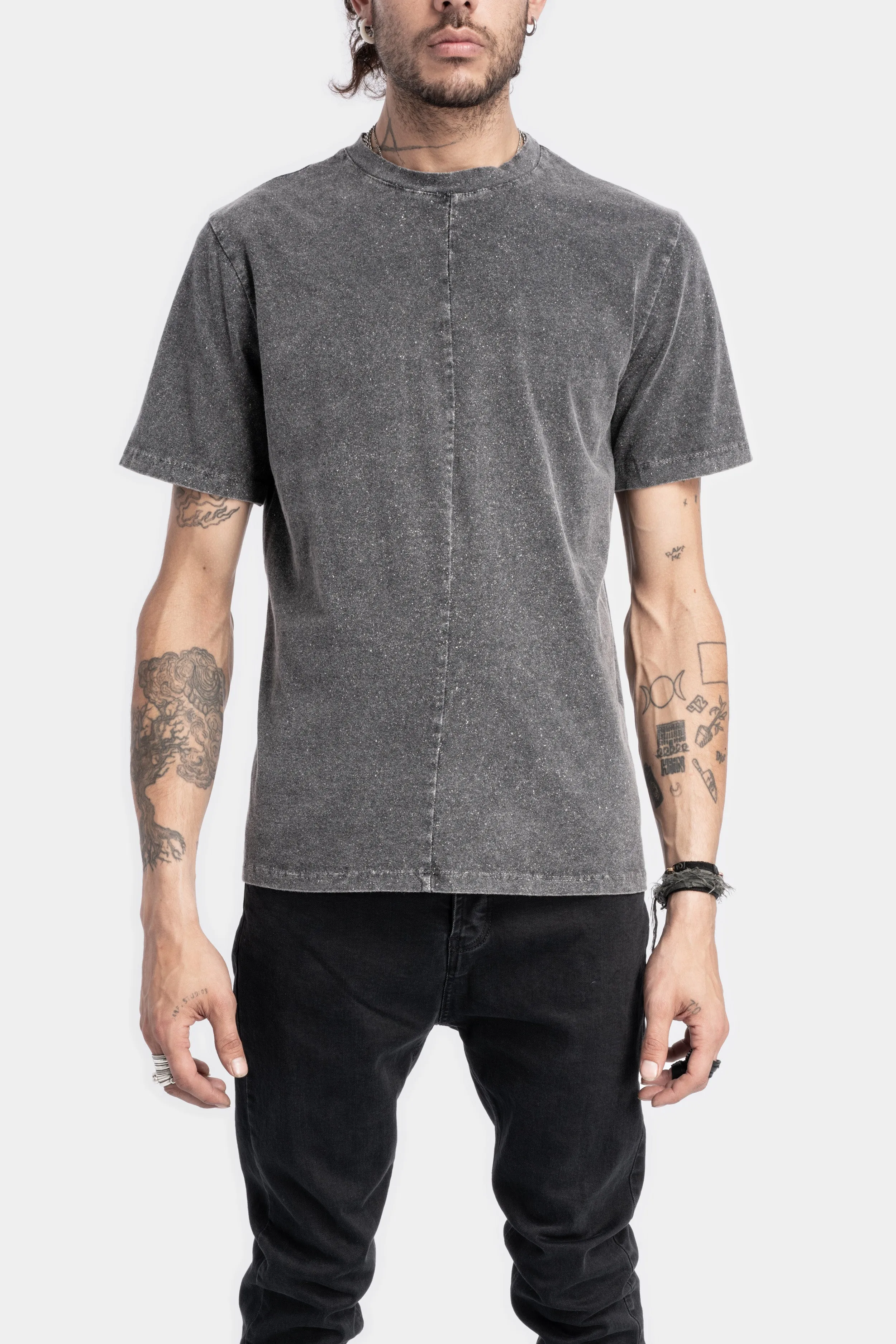 Washed cotton t-shirt