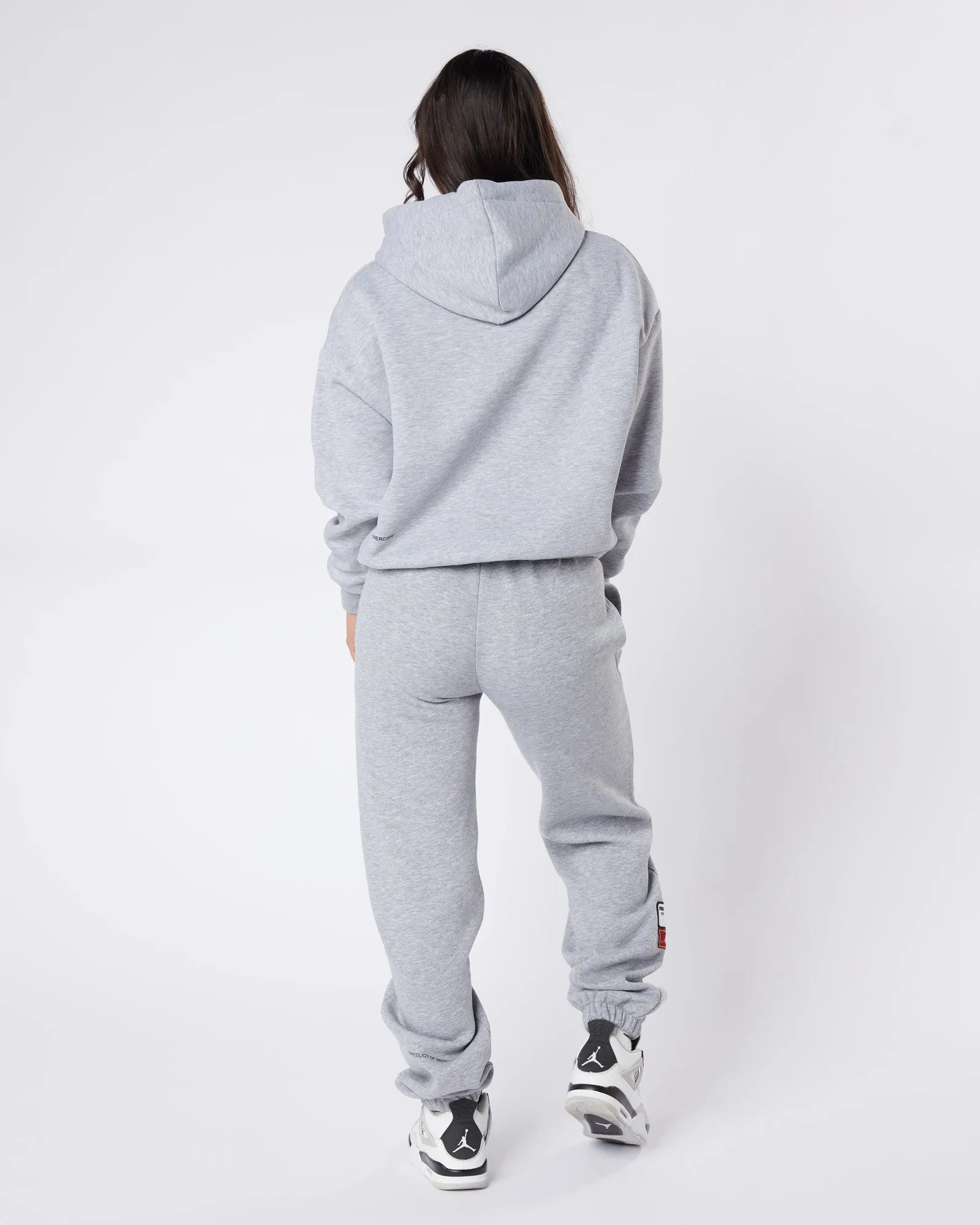 Womens Grey Marl OG Badge Joggers