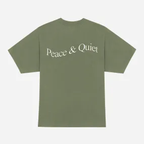 Wordmark T-shirt - Olive