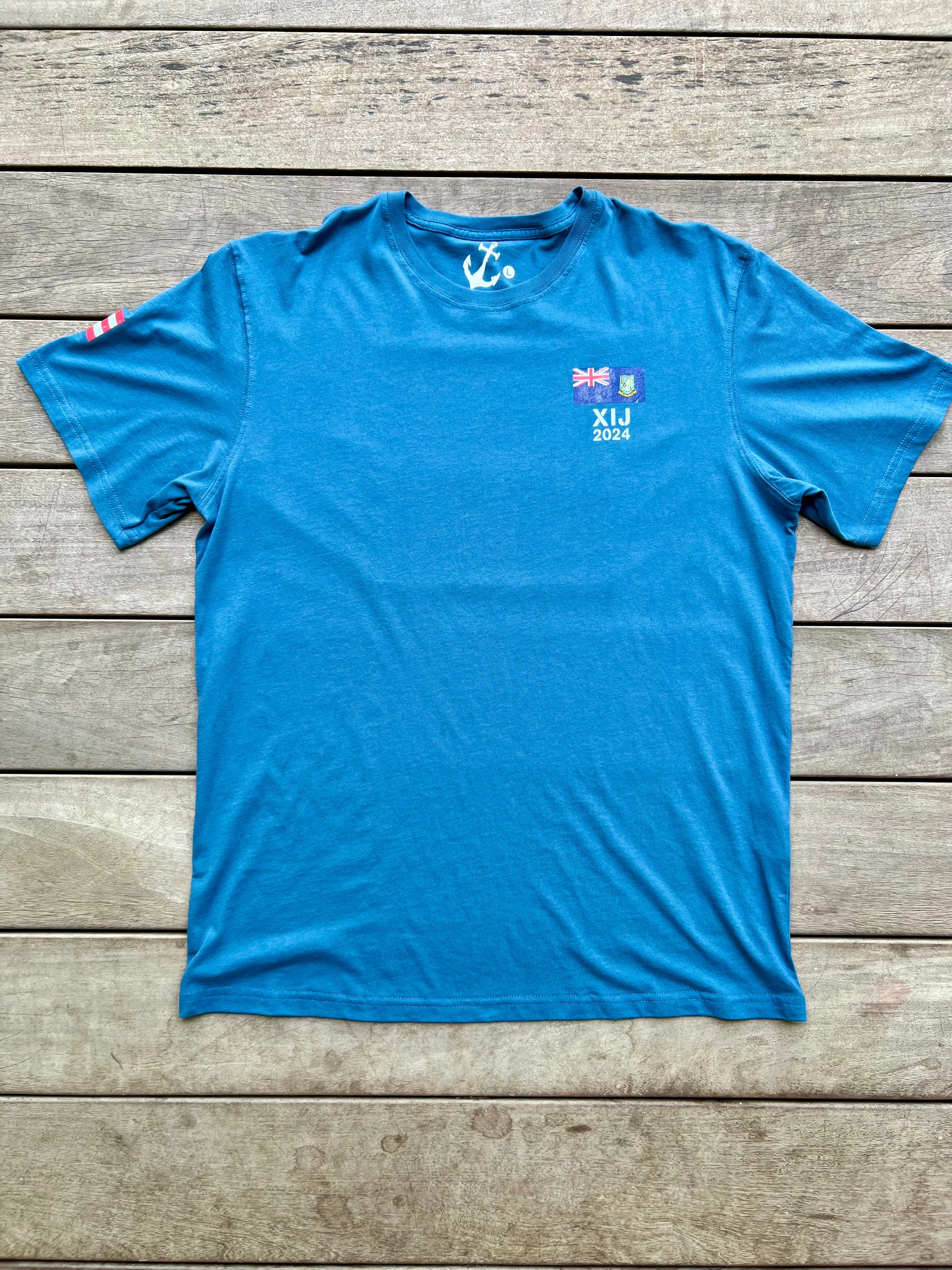 XIJ24 BVI Patch T-Shirt - Deep Sea